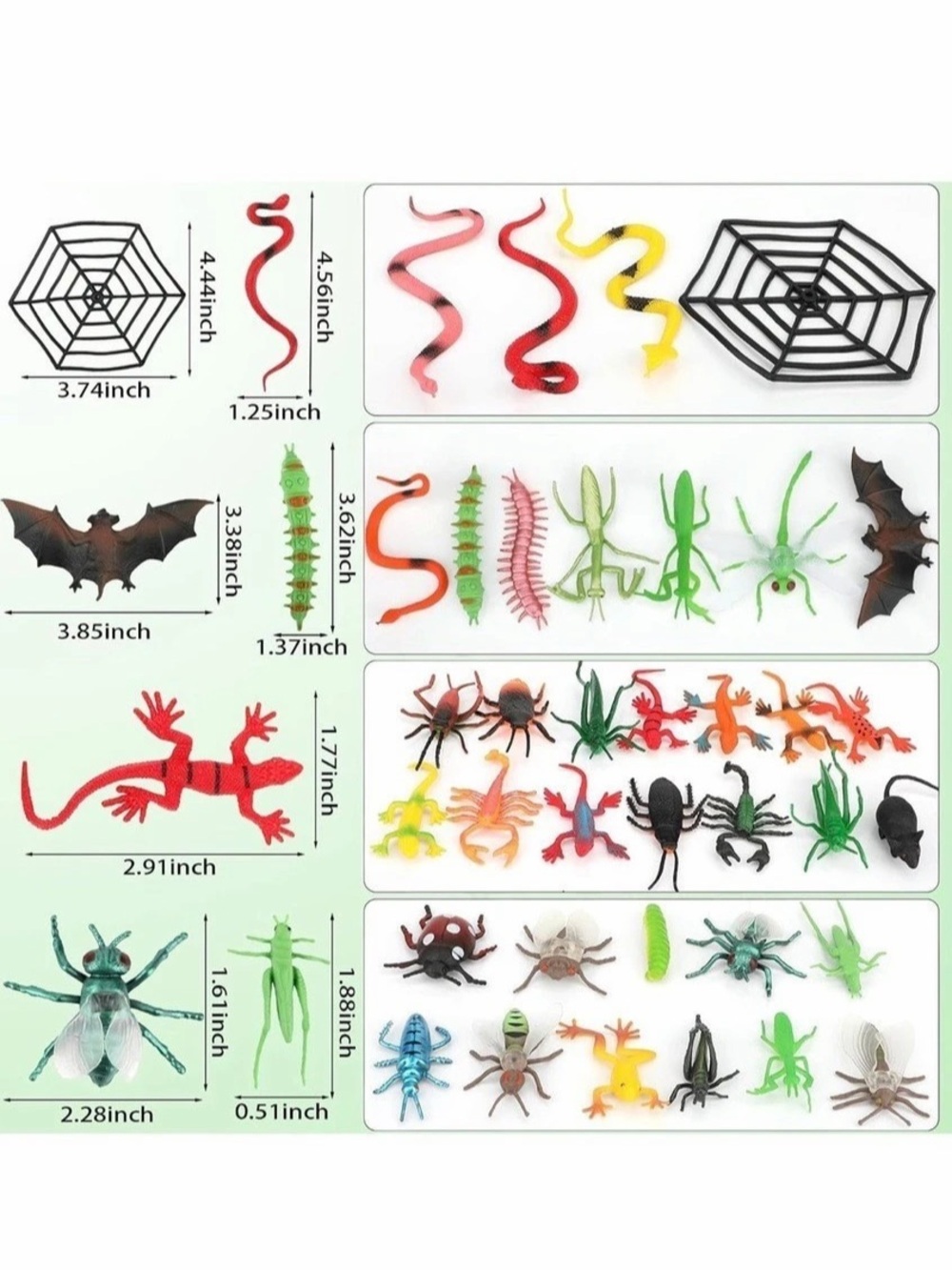 Multicolor Insect Toy Figures - Picture 6 of 7